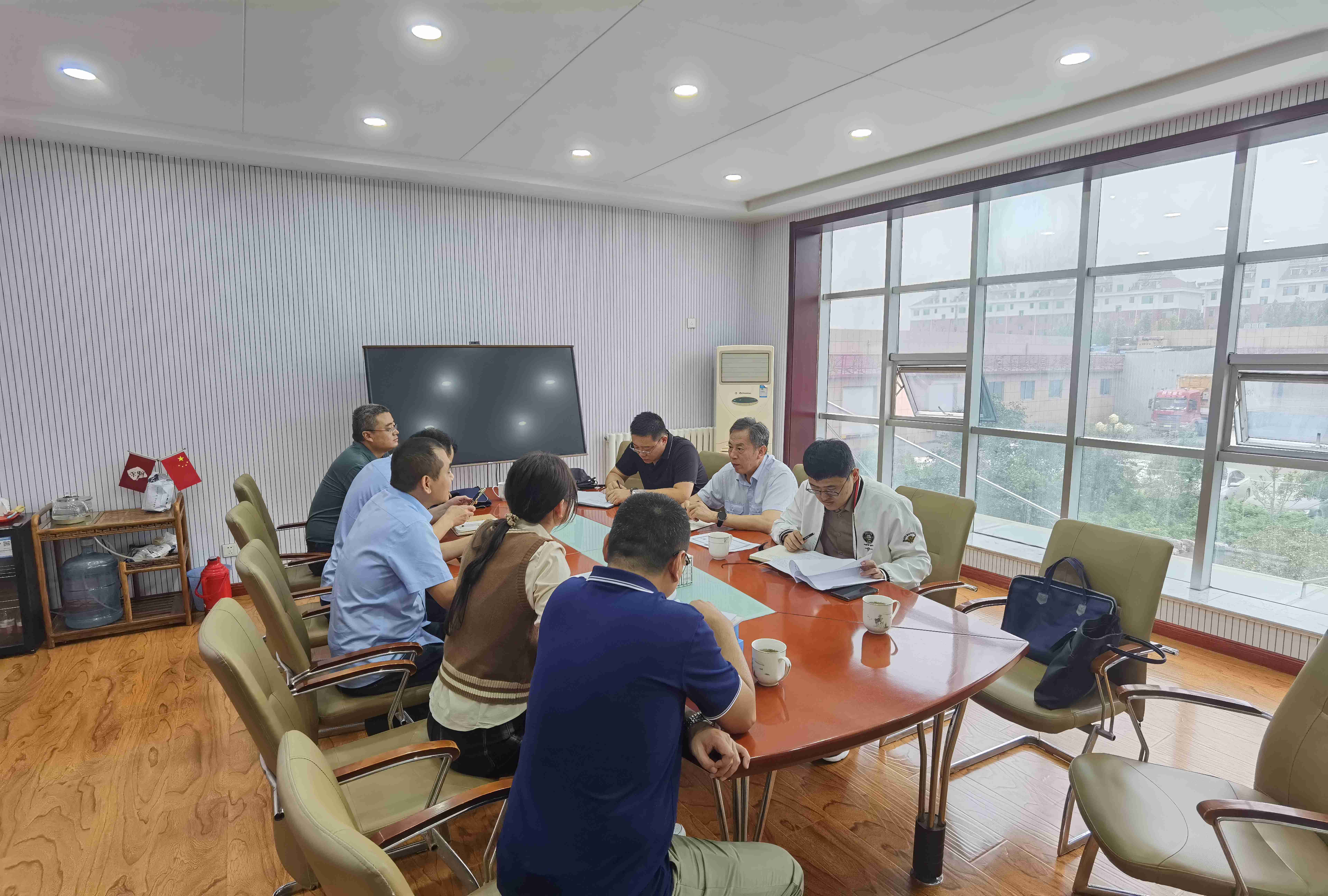 省應(yīng)急廳基礎(chǔ)處、省化工整治專班督導巡查組到我公司開展“兩節(jié)一會”期間安全生產(chǎn)督導檢查