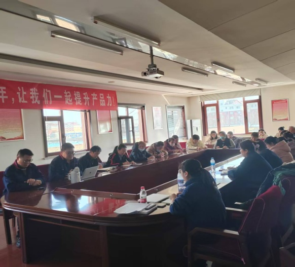 面食分公司員工進行產(chǎn)品質量的培訓與考核